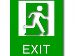 Placuta braille exit